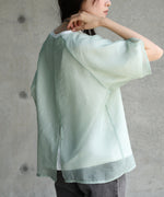 シアーレイヤードライクカットソー