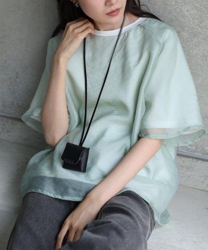 シアーレイヤードライクカットソー