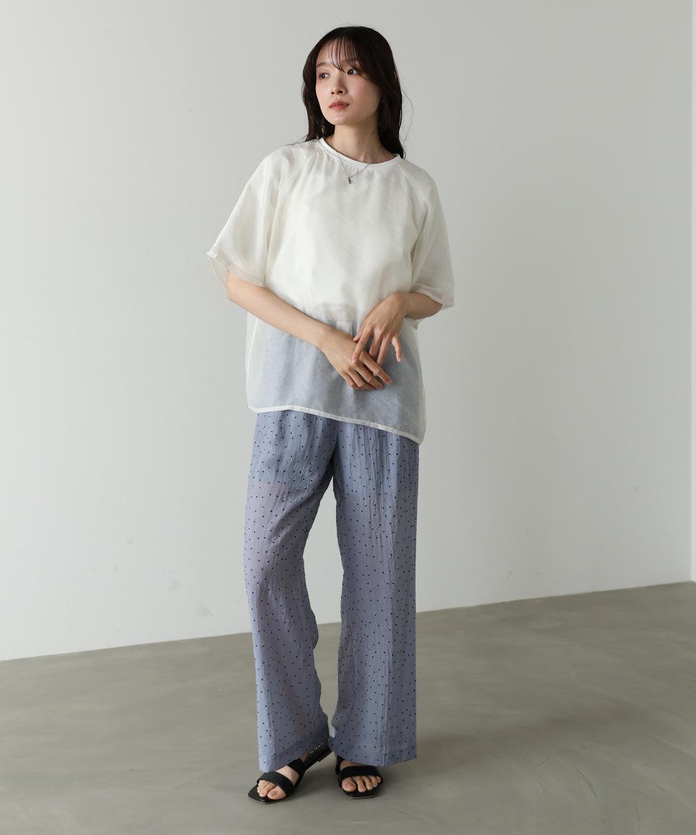 シアーレイヤードライクカットソー