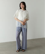 シアーレイヤードライクカットソー