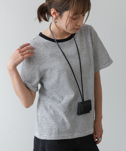 ピンボーダーＴシャツ