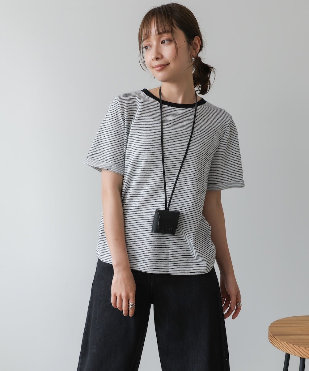 ピンボーダーＴシャツ