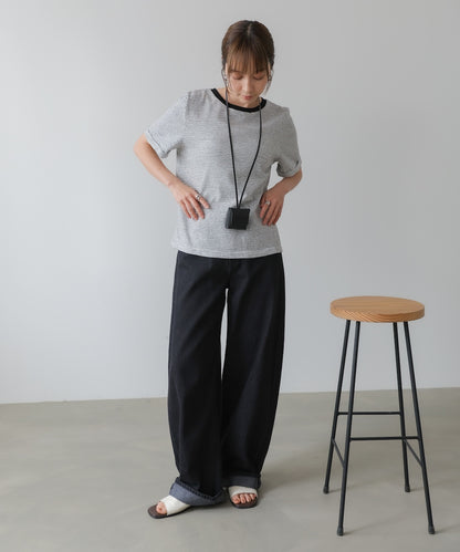 ピンボーダーＴシャツ