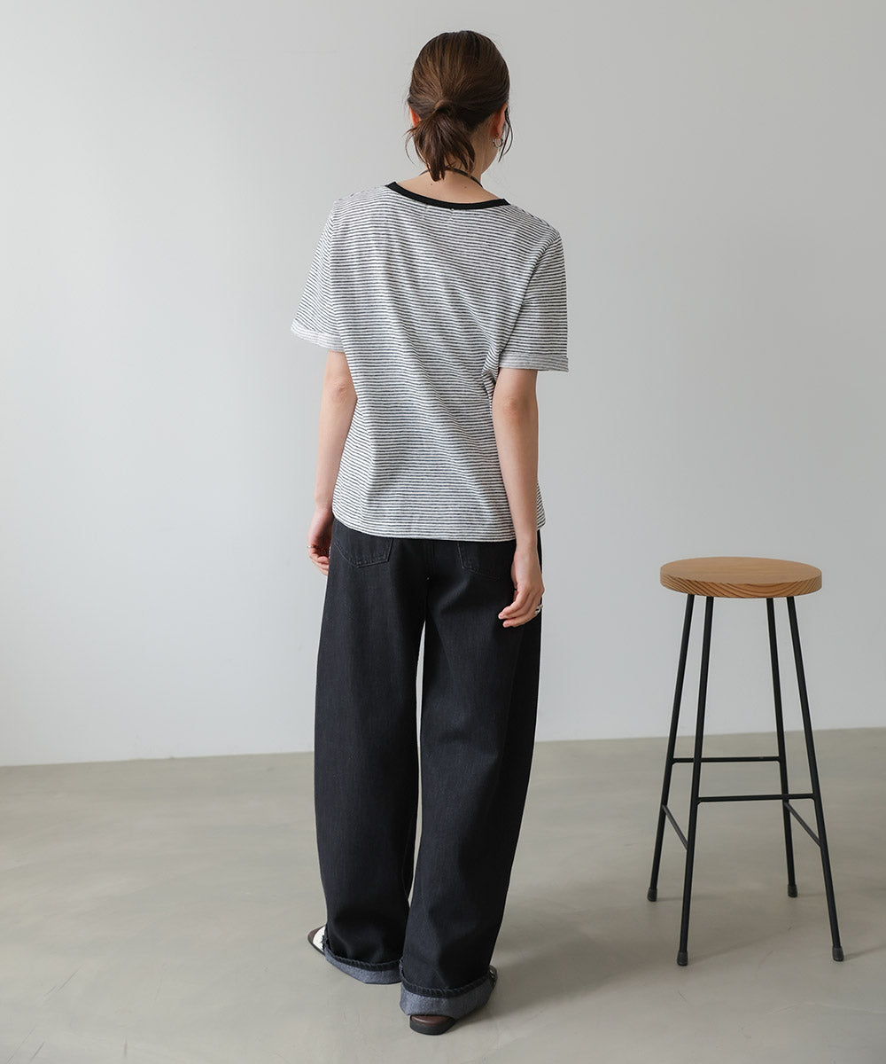 ピンボーダーＴシャツ