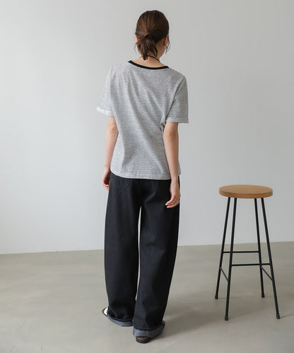 ピンボーダーＴシャツ