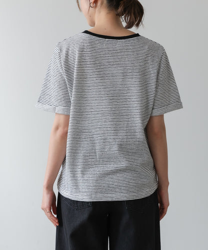 ピンボーダーＴシャツ