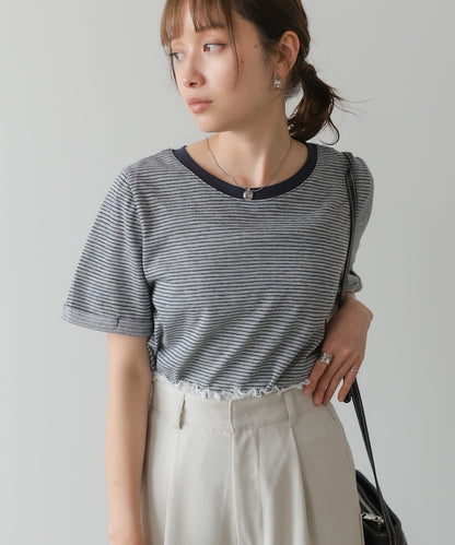 ピンボーダーＴシャツ
