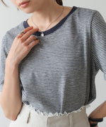 ピンボーダーＴシャツ