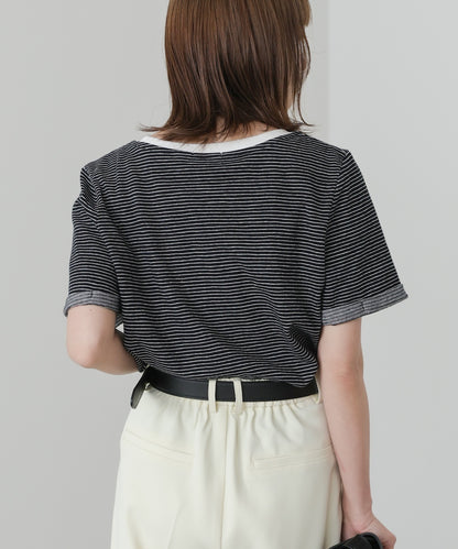 ピンボーダーＴシャツ