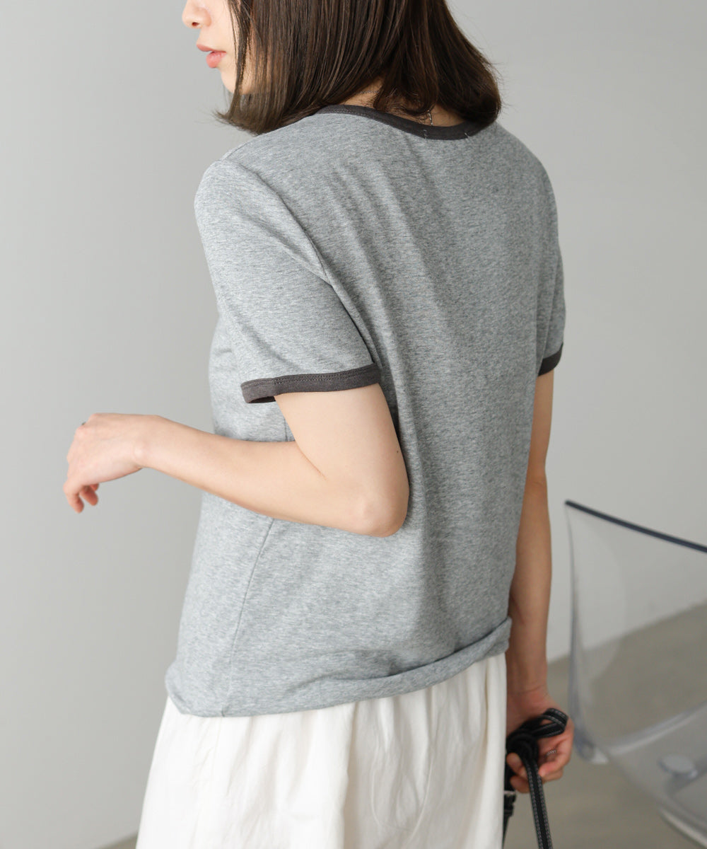 配色リンガーＴシャツ