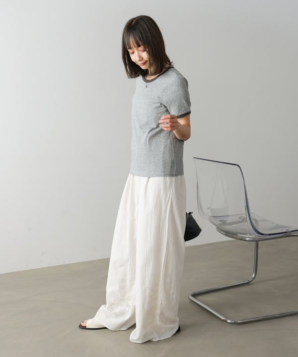 配色リンガーＴシャツ