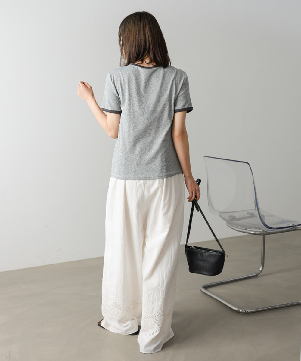 配色リンガーＴシャツ