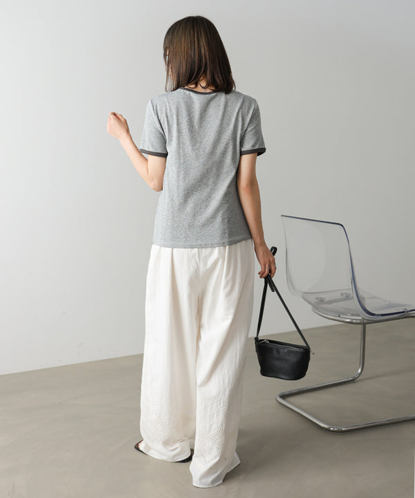 配色リンガーＴシャツ