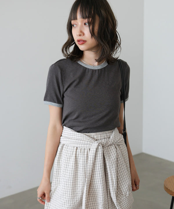 配色リンガーＴシャツ