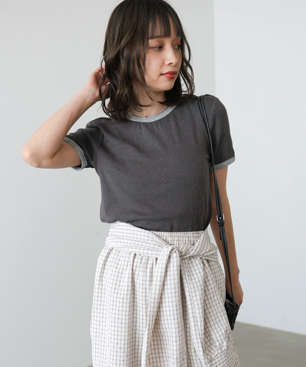配色リンガーＴシャツ