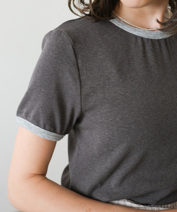 配色リンガーＴシャツ