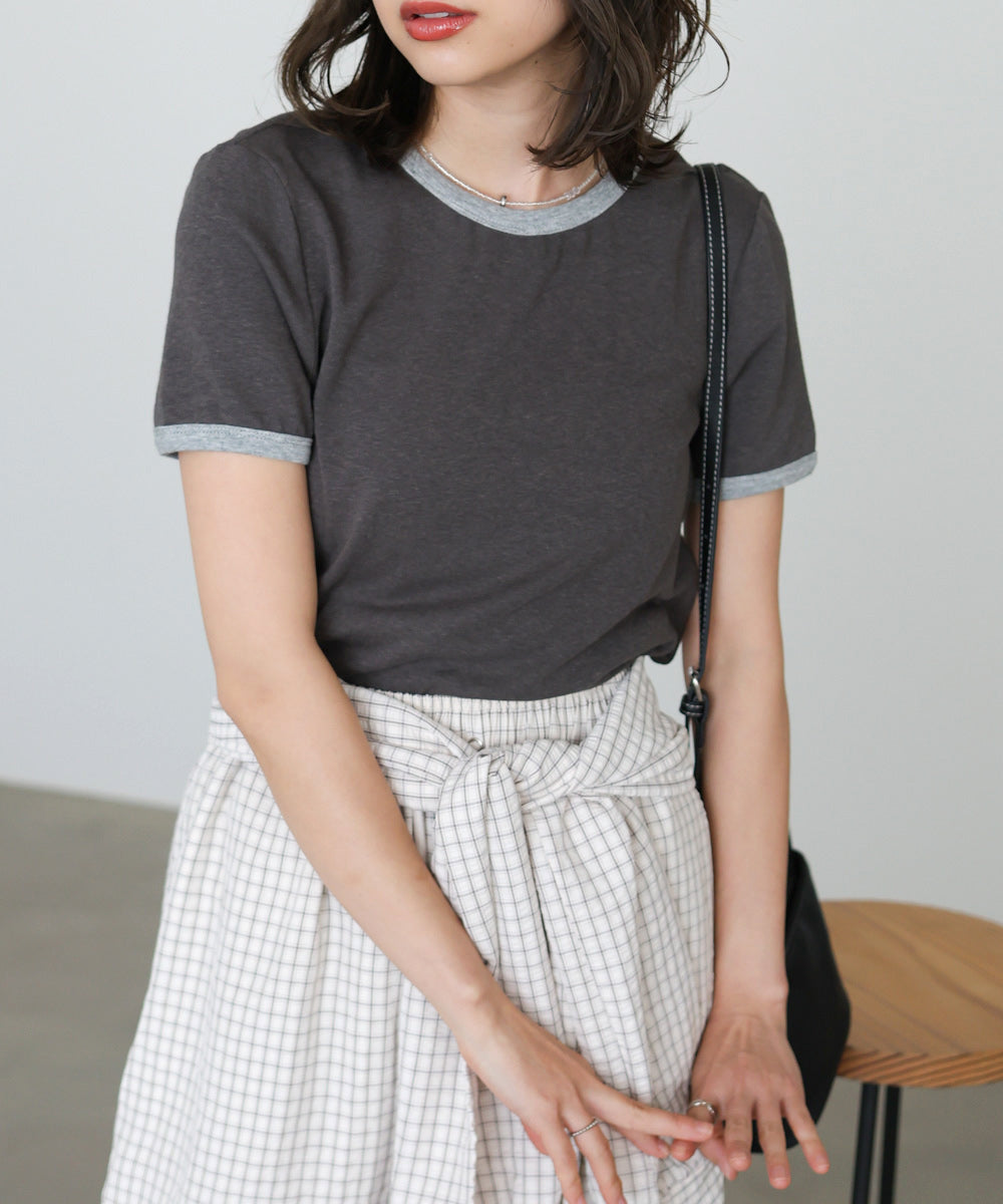 配色リンガーＴシャツ