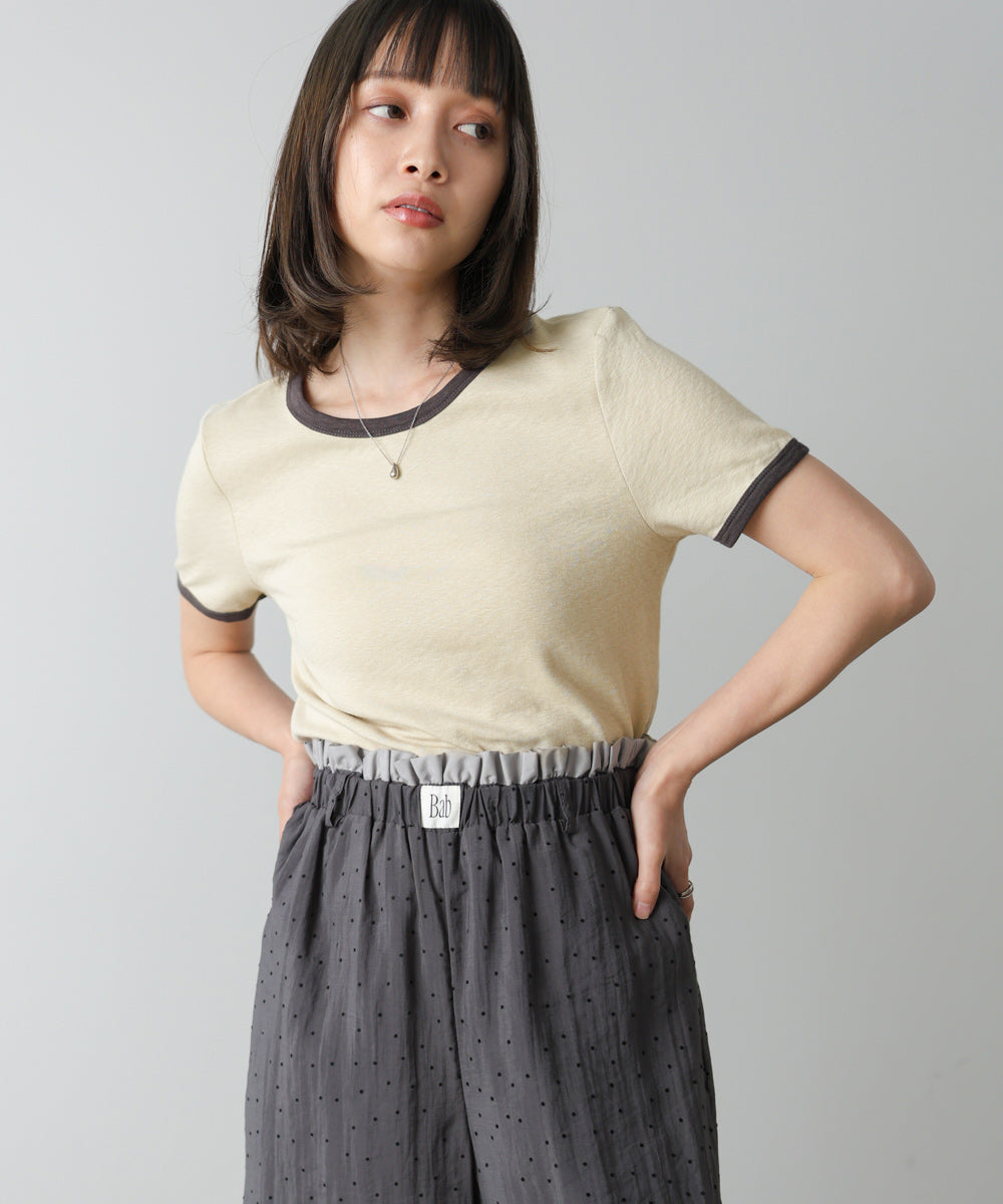 配色リンガーＴシャツ
