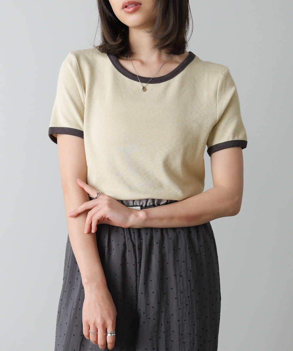 配色リンガーＴシャツ