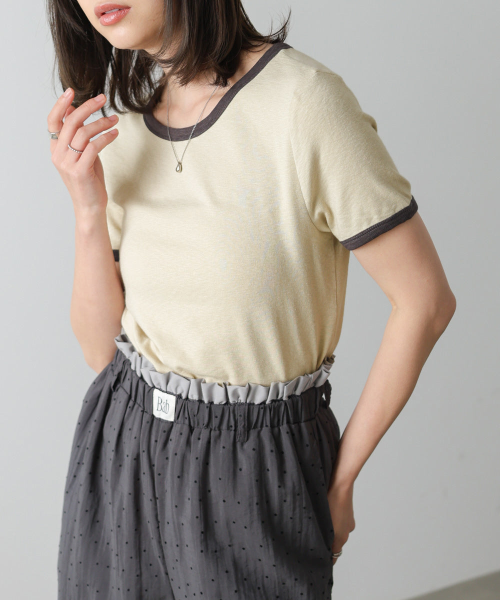 配色リンガーＴシャツ
