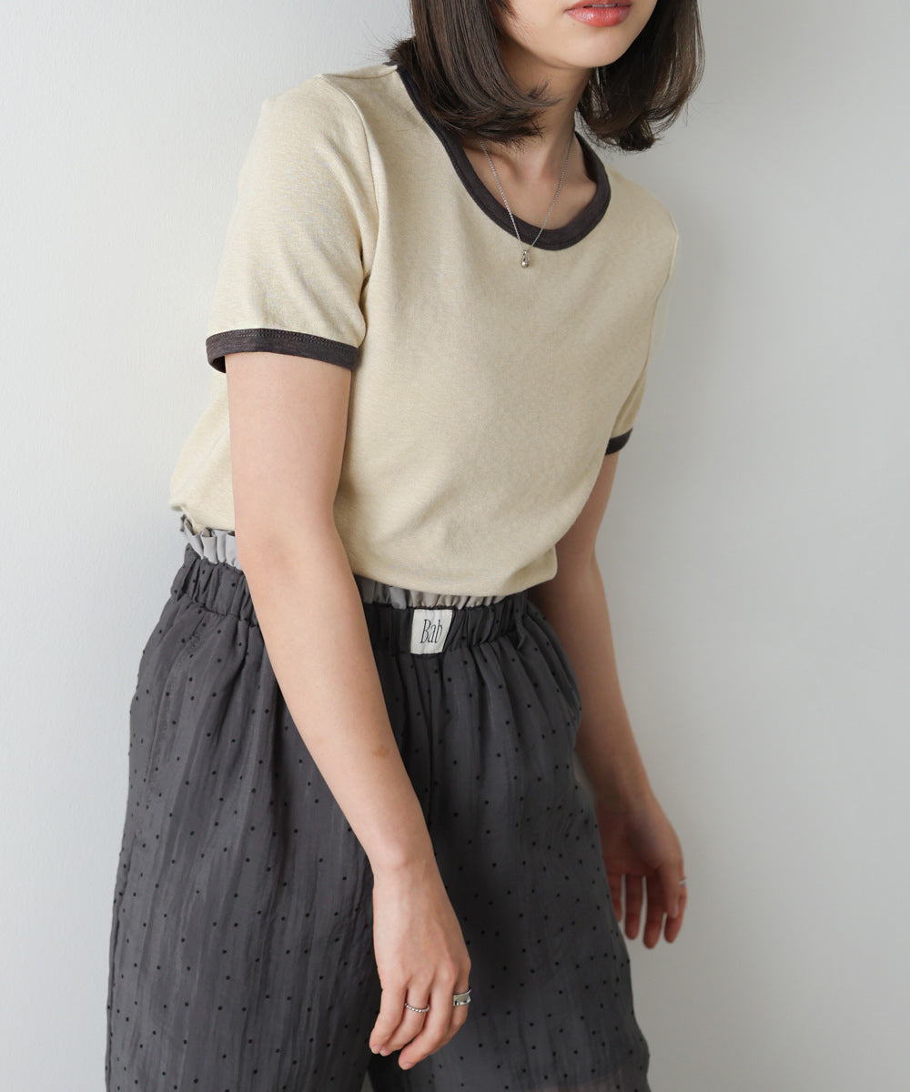 配色リンガーＴシャツ