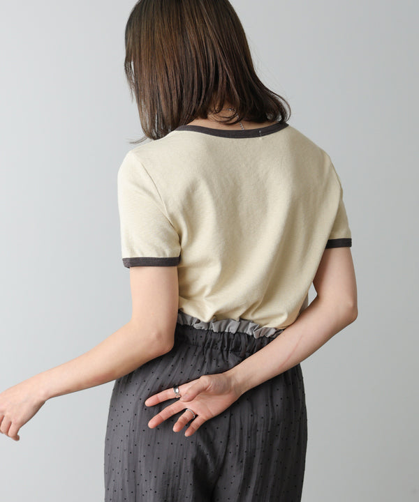 配色リンガーＴシャツ