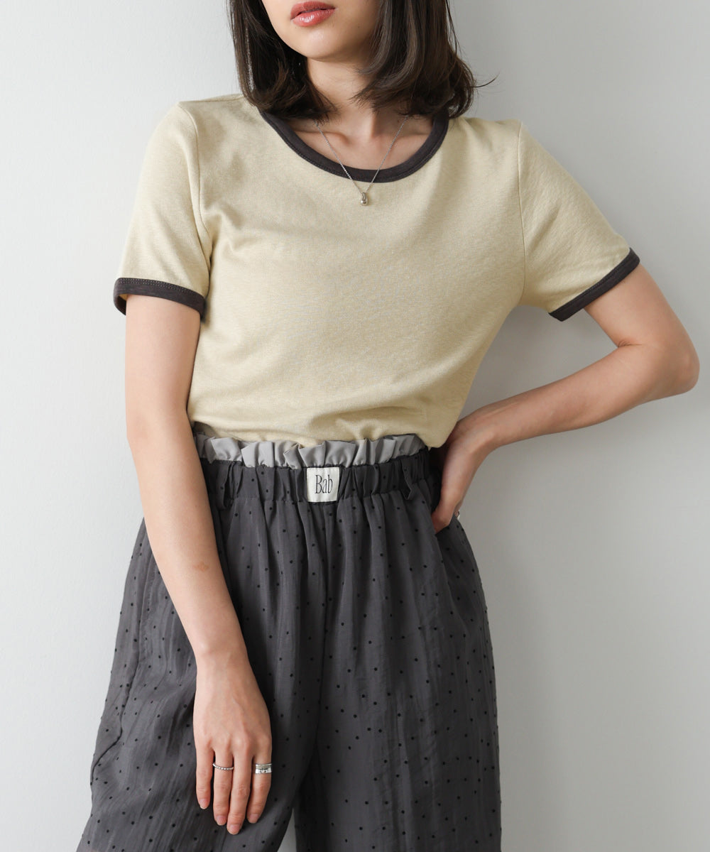 配色リンガーＴシャツ