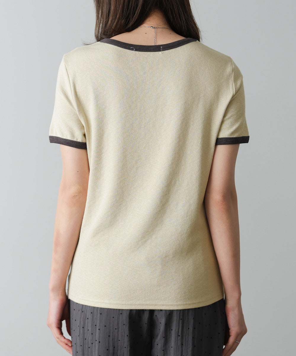 配色リンガーＴシャツ