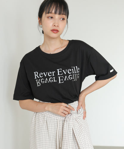 ロゴプリント刺しゅうＴシャツ