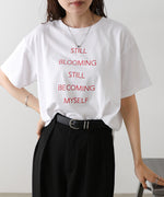 立体プリントオーバーサイズロゴTEE