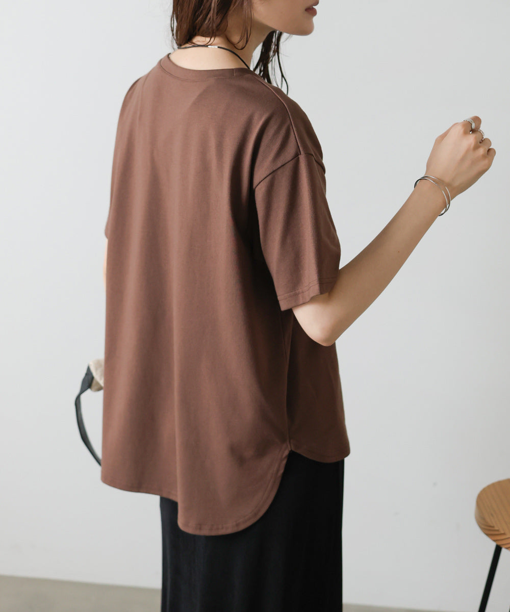 立体プリントオーバーサイズロゴTEE
