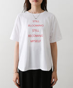 立体プリントオーバーサイズロゴTEE