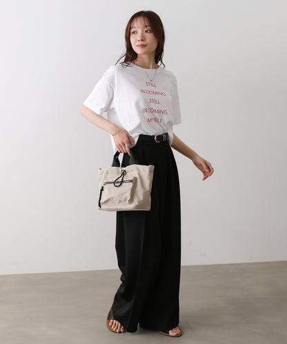 立体プリントオーバーサイズロゴTEE