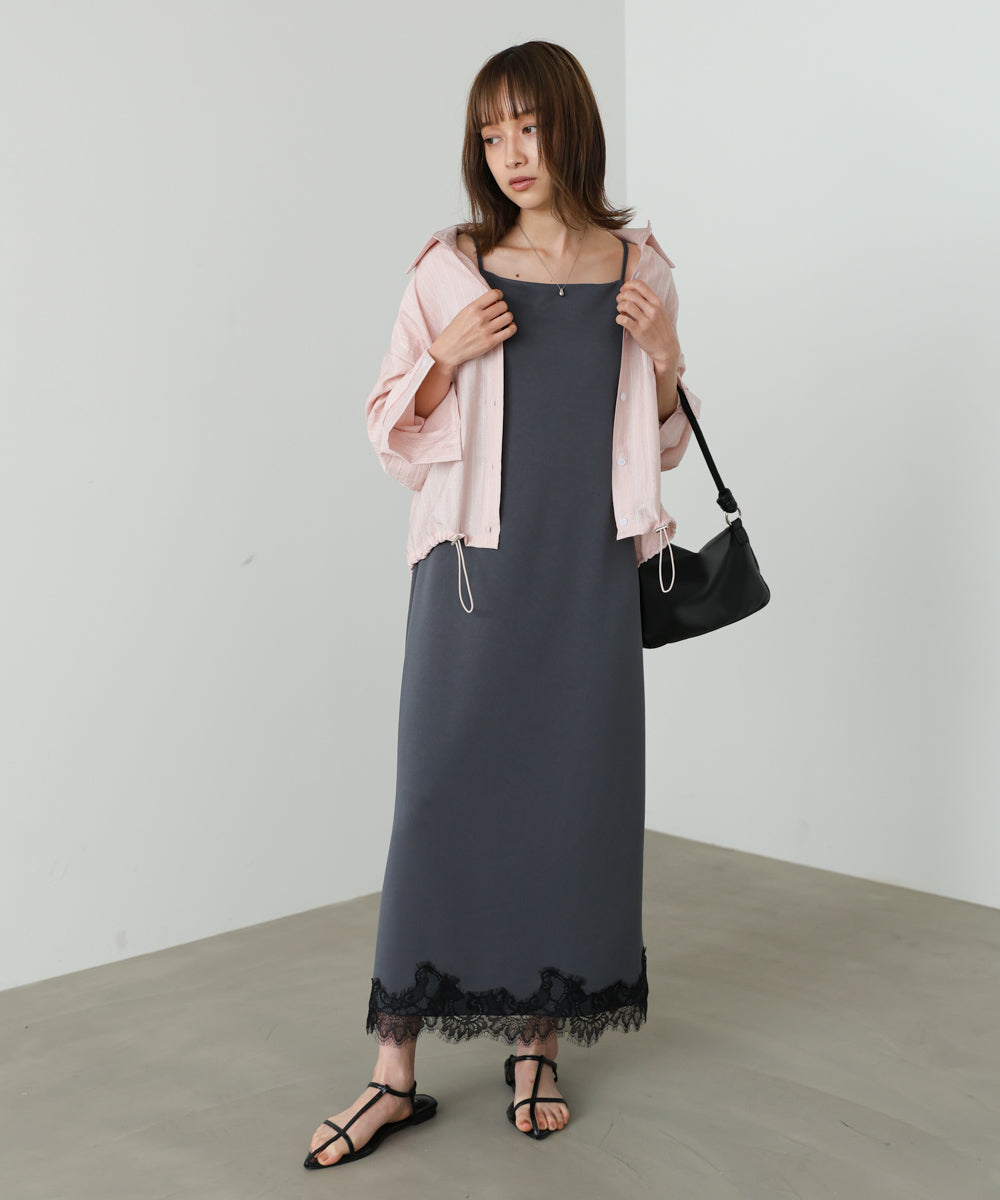 ラメストライプブラウス