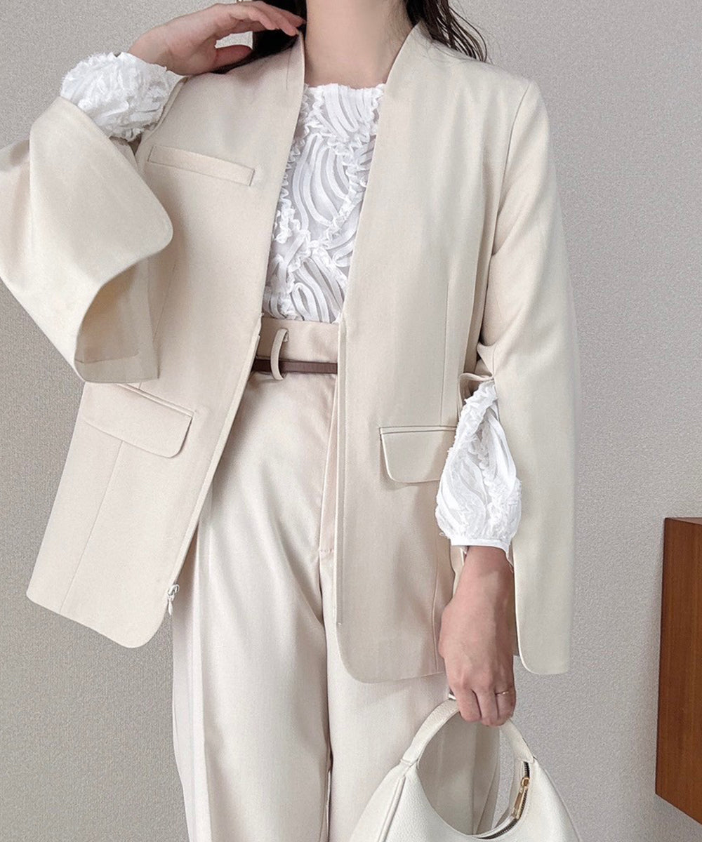 SLEEVE SLIT JACKET