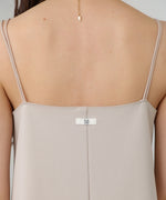 裾レース付きキャミワンピース