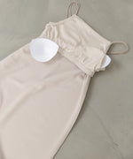 裾レース付きキャミワンピース