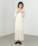 配色メローカーディガン＋ワンピースＳＥＴ