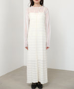 配色メローカーディガン＋ワンピースＳＥＴ