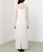 配色メローカーディガン＋ワンピースＳＥＴ