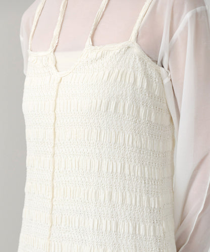 配色メローカーディガン＋ワンピースＳＥＴ