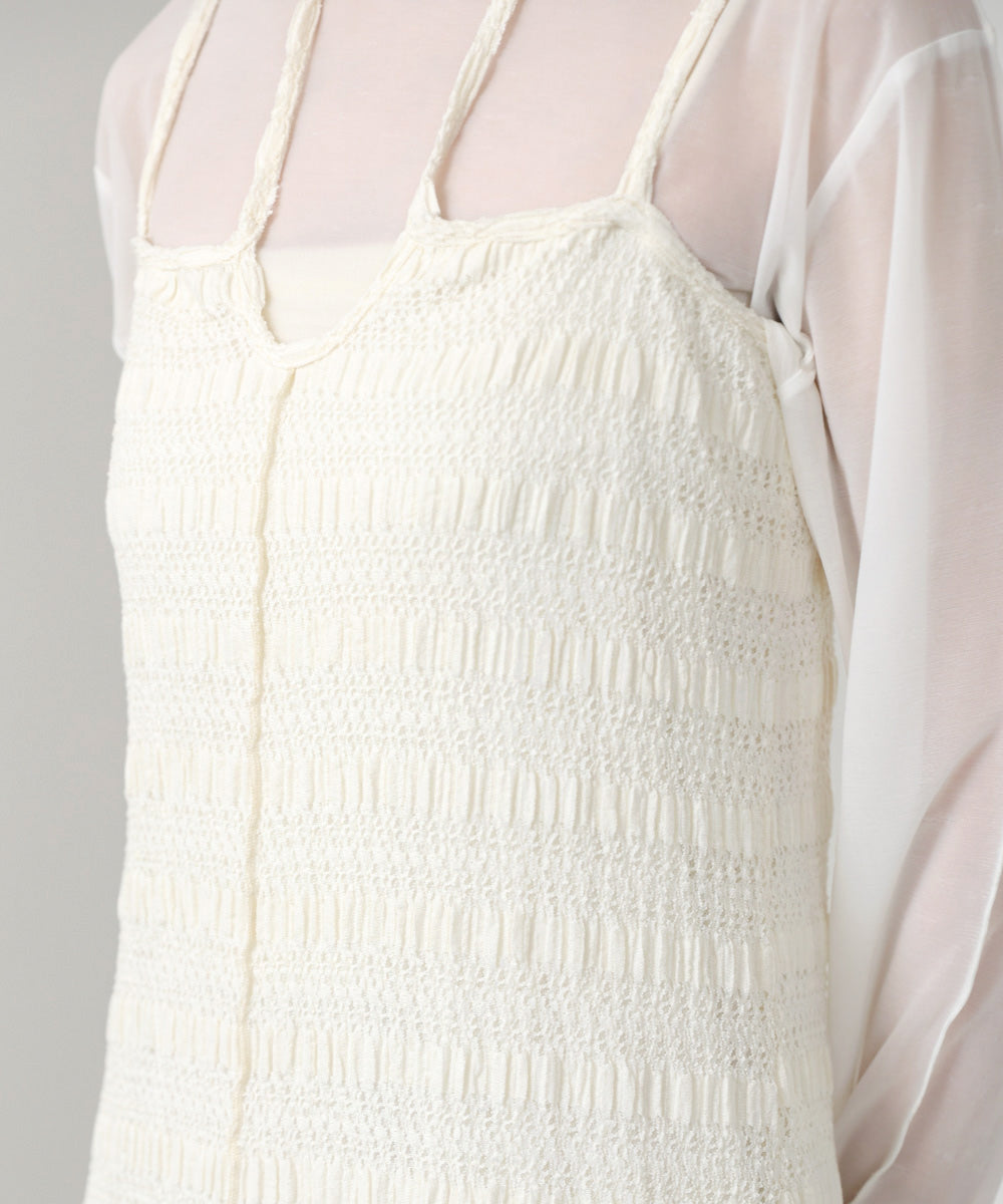 配色メローカーディガン＋ワンピースＳＥＴ