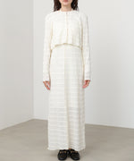 配色メローカーディガン＋ワンピースＳＥＴ