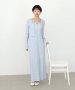 配色メローカーディガン＋ワンピースＳＥＴ