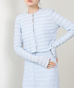 配色メローカーディガン＋ワンピースＳＥＴ