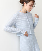 配色メローカーディガン＋ワンピースＳＥＴ