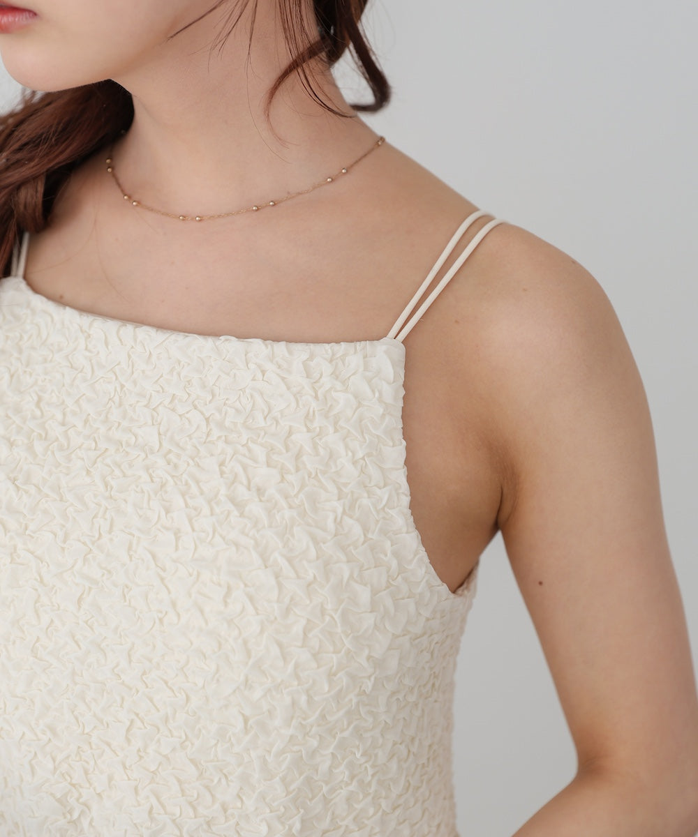 【選べるサイズ展開】ホイップカップ付キャミワンピース