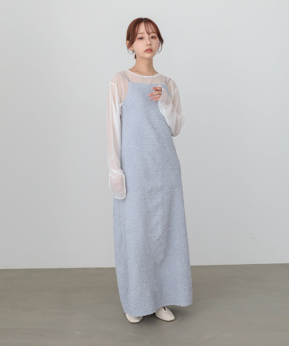 【選べるサイズ展開】ホイップカップ付キャミワンピース