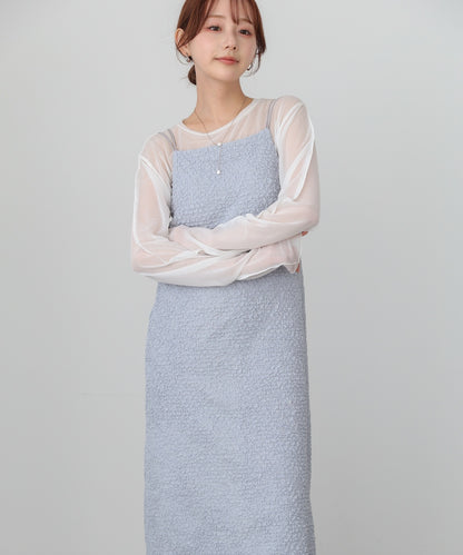 【選べるサイズ展開】ホイップカップ付キャミワンピース