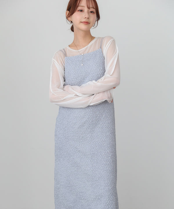 【選べるサイズ展開】ホイップカップ付キャミワンピース